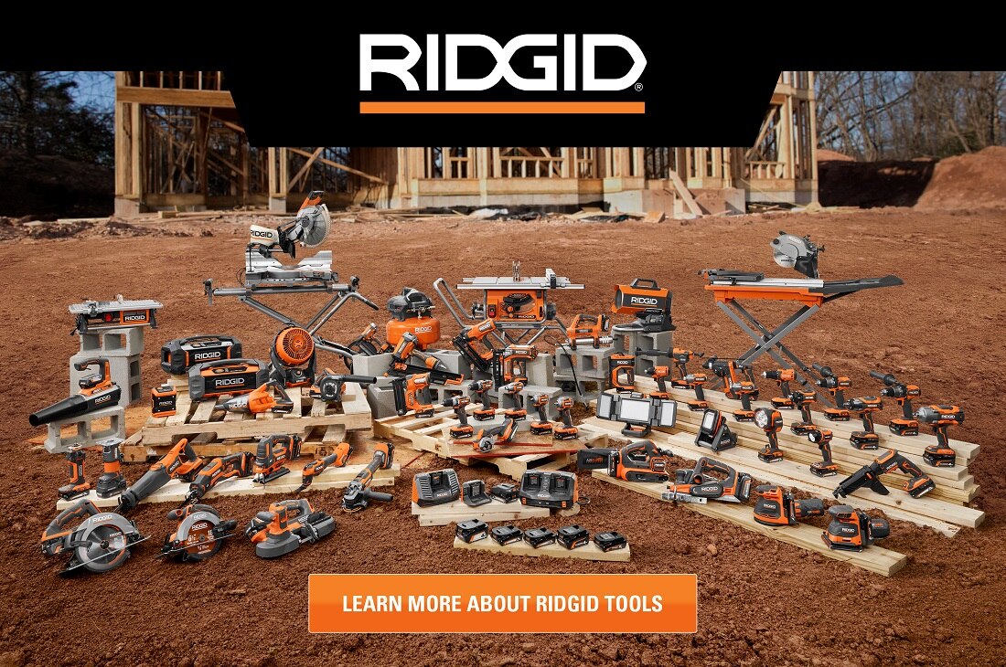 RIDGID 18V Brushless 18-Gauge Narrow Crown Stapler – R09850B (Open Box, Like New)